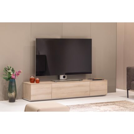 Sonorous Studio Serisi Sta 200 Molina 200 cm Tv Sehpası Ahşap Televizyon Sehpası Tekerlekli