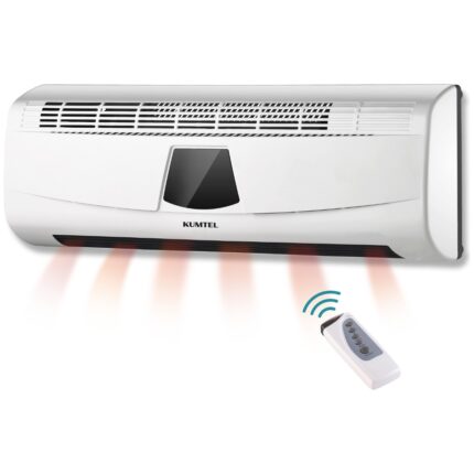 Kumtel 2000 Watt Duvara Monte Elektrikli Isıtıcı Beyaz Renk Enerji Tasarruflu Kullanım