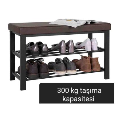 TURGUTSAN MOBİLYA Turgutsan Mobilya Metal Minderli Ayakkabılık
