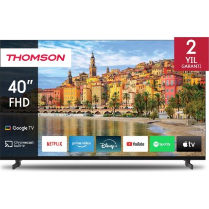 THOMSON 40FG2S14 40" 100 Ekran Uydu Alıcılı Full HD Dolby Audio Google LED TV