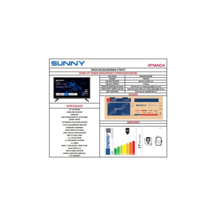 Sunny SN24LEDl262-S 24'' 60 Ekran Uydu Alıcılı HD Ready webOS Smart LED TV - Görsel 5