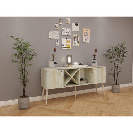 FASTWOOD Akasya Ladin Dolap-Konsol - Görsel 2