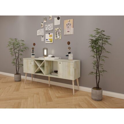 FASTWOOD Akasya Ladin Dolap-Konsol - Görsel 3