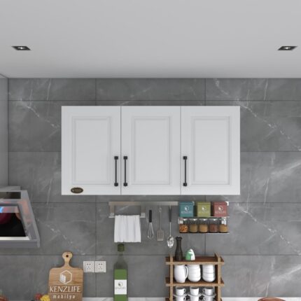 Kenz Life Kenzlife hazır mutfak dolabı limon90 byz mod1 90*120*32 mebran kapak suntalam gövde - Görsel 2