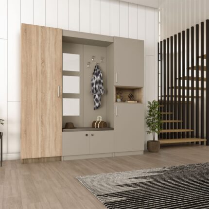 Asra Trend Vestiyer ve Portmanto V-04 210 cm