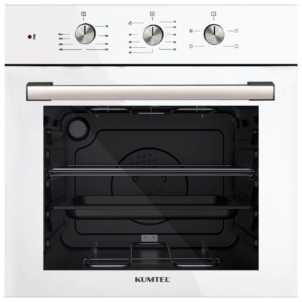 Kumtel 2'li Beyaz Cam Ankastre Set - Görsel 3