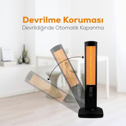 Ufo Erciyus Smart 2300 W Mobil Uyumlu Kule Tipi Isıtıcı - Görsel 4