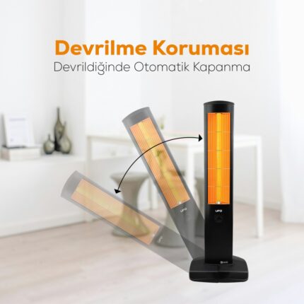 UFO Micatronic 1900 W Kule Tipi Isıtıcı Güçlü Isıtma Performansı ile Ev ve Ofis İçin Uygun - Görsel 3