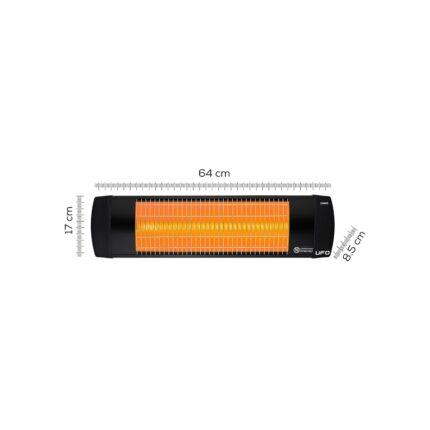 UFO Omri 1200 W Termostatlı Hem Yatay Hem Dikey Isıtıcı - Görsel 4