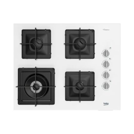 Beko BFC631B-BOCDK6510EWB-BDE6062B Beyaz Cam Buhar Destekli Fitfry Wok Gözlü Ankastre Set - Görsel 3
