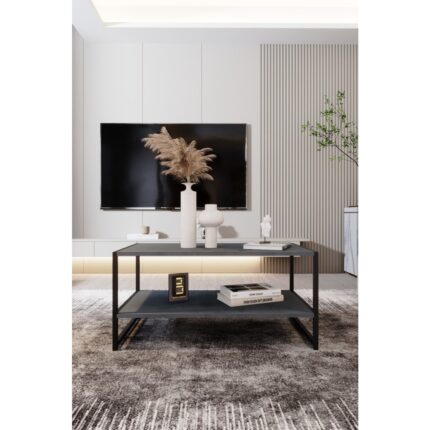 Barin Design Modern & Şık Orta Sehpa  Metal Çerçeve ile Dayanıklı Tasarım, Minimalist ve Fonksiyonel, Salon ,ofis - Görsel 2