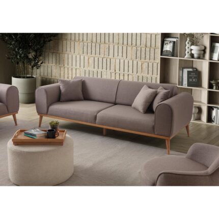 Edsy Home Rebull 3+1 Koltuk Takımı Kahverengi - Görsel 3
