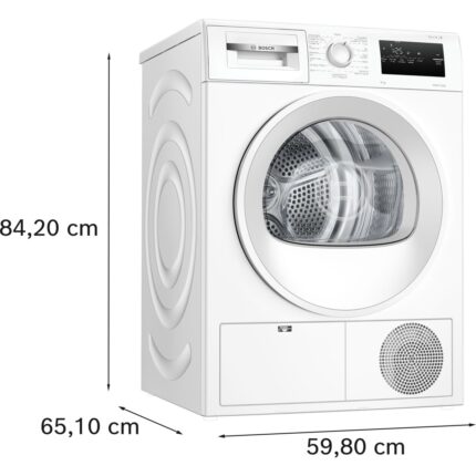 Bosch WTH22201TR 8 kg Beyaz  Kurutma Makinesi - Görsel 3