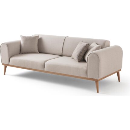 Edsy Home Rebull 3+3+1 Koltuk Takımı Sütlü Kahve - Görsel 4