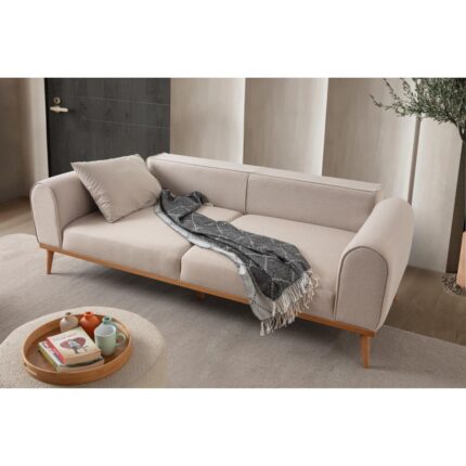 Edsy Home Rebull 3+3+1 Koltuk Takımı Sütlü Kahve - Görsel 5
