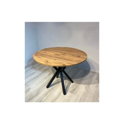 Bambeds Mobilya Yuvarlak Yemek Masası 70 x 70  cm  A.çam - Görsel 2