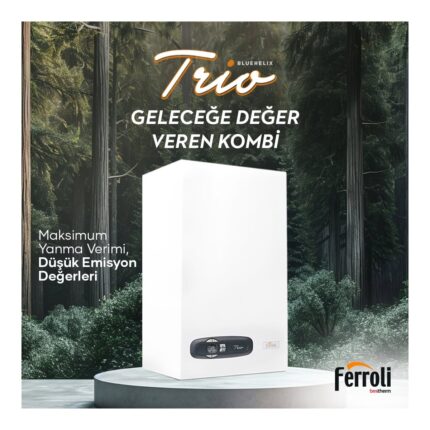 Ferroli Bluehelix Trio 24 kW Yoğuşmalı Kombi - Görsel 3