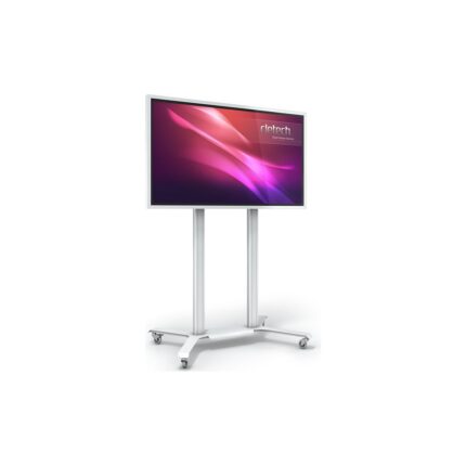 Cletech Tekerlekli Döner TV / Monitör / Akıllı Tahta Standı Sehpası 55"-75" Flip