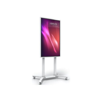 Cletech Tekerlekli Döner TV / Monitör / Akıllı Tahta Standı Sehpası 55"-75" Flip - Görsel 2
