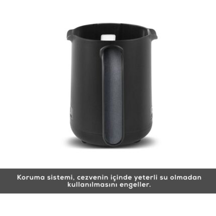 Karaca Hatır Közde Türk Kahvesi ve Türk Kahve Makinesi Shiny Black 5 Fincan Kapasiteli Bol Köpüklü - Görsel 3