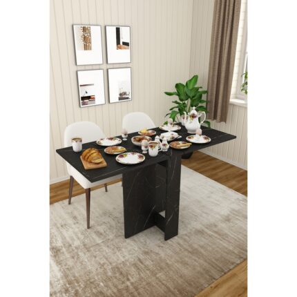 Asra Trend %100 Mdflam Katlanır Mutfak Yemek Çalışma Masası Km-32
