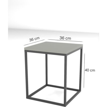 Home Plus Mobilya 4+1 Gümüş Kaplama Glossmax MDF Membran Orta Sehpa - Görsel 4