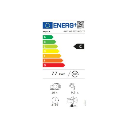 Arçelik 6467 C Enerji Sınıfı Wf I 6 Programlı Bulaşık Makinesi - Görsel 5