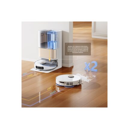 Dreame L10s Pro Ultra Heat Robot Süpürge Beyaz - Görsel 4