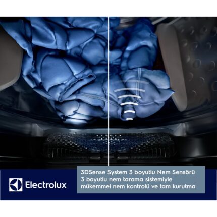 electrolux EW8D394MT 800 Serisi Ultracare Steam 3dsense 9 kg A+++ Buharlı Inverter Kurutma Makinesi - Görsel 3
