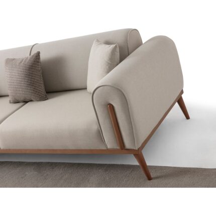 Edsy Home Riva 3+3 Koltuk Takımı Krem - Görsel 5