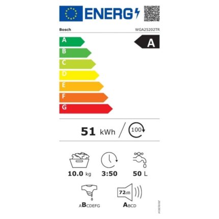 Bosch WGA25202TR 1200 Devir 10 kg Çamaşır Makinesi - Görsel 5