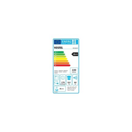 Vestel  Km 86301 8 kg Kurutma Makinesi - Görsel 3