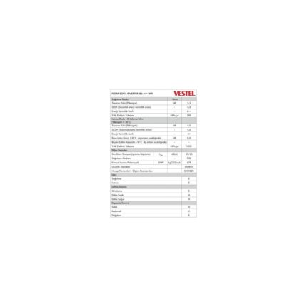 Vestel Flora Doğa Inverter 186 WiFi A++ 18000 BTU Duvar Tipi Klima - Görsel 5