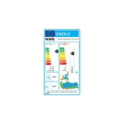 Vestel Vega Plus Inverter G 126 A++ Wıfı Klima - Görsel 4