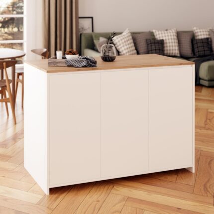 Bimossa Miro L4510 Mutfak Adası Beyaz-Sepet