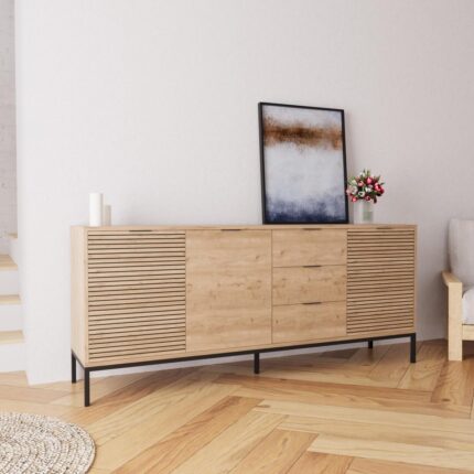 Bimossa H0060 180 cm Alya Konsol Modern Yemek Odası Şık Depolama Alanı TV Ünitesi Alternatifi - Görsel 3