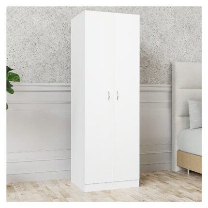 T Designo Bahar Giyinme Dolabı - Çok Amaçlı Dolap - Gardırop 60  cm -2 Kapaklı - Görsel 3