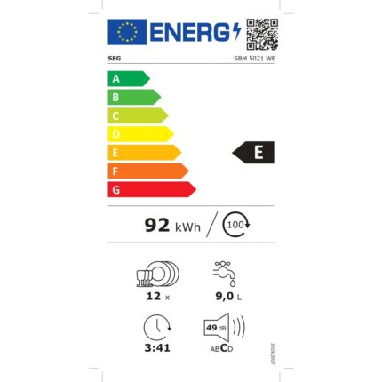 SEG Sbm 5021 We Bulaşık Makinesi - Görsel 2