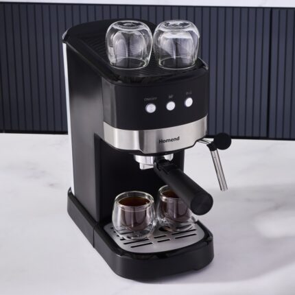 Homend Coffeebreak 5011H Süt Köpürtücülü, 15 Bar Basınçlı Espresso Makinesi 1100W 1,2L - Görsel 3