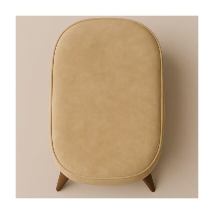 A5 Home Oval Puf Koltuk 53X35 Uzanma Koltuğu Makyaj Koltuğu - Görsel 3