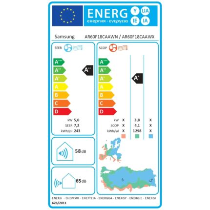 Samsung AR60F18CAAW/SK 18000 Btu Windfree™ Premium Plus Inverter Duvar Tipi Klima - Görsel 4