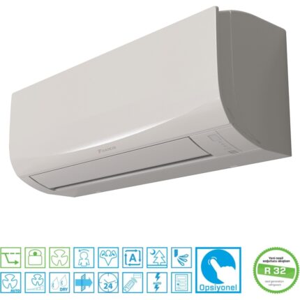 Daikin Sensira Dahili Wi-Fi FTXF35F-RXF35F 12000 Btu/h R32 Inverter Duvar Tipi Split Klima - Görsel 2