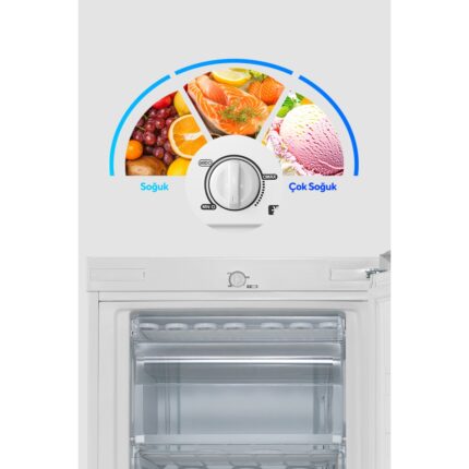 Kumtel 5 Çekmeceli  Dikey Derin Dondurucu 160L HFR-160 - Görsel 3