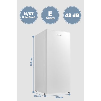 Kumtel 5 Çekmeceli  Dikey Derin Dondurucu 160L HFR-160 - Görsel 5