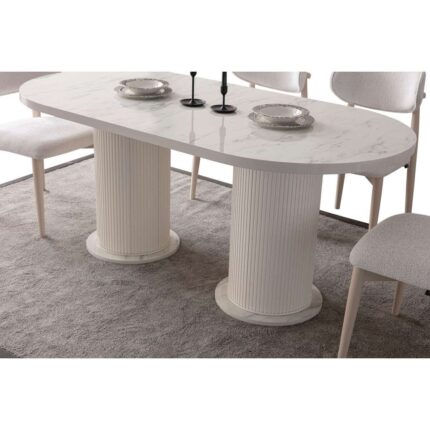 AlfaCountry Mobilya Cipollino Modern Yemek Masası  Takımı 4 Sandalye - Görsel 5
