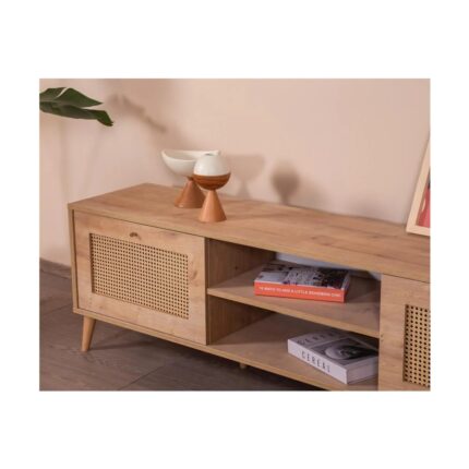 Vow Home Living Calvin Hazeran Tv Ünitesi + Orta Sehpa 2'li Set - Görsel 2