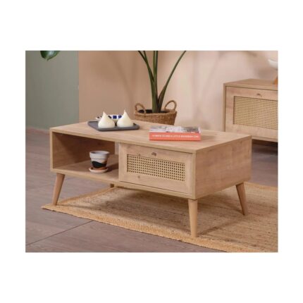 Vow Home Living Calvin Hazeran Tv Ünitesi + Orta Sehpa 2'li Set - Görsel 3