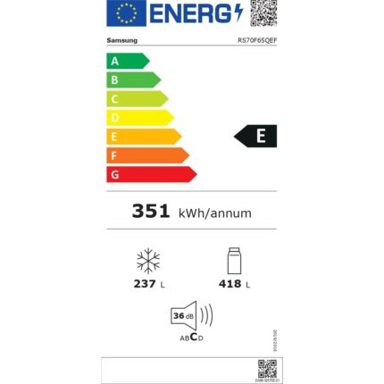 Samsung RS70F65QEFTR 655 Lt Gardırop Tipi Buzdolabı - Görsel 4