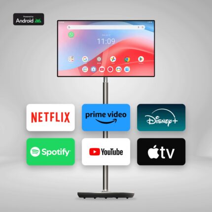THOMSON Go Plus Taşınabilir Android 32" 81 Ekran 4K Ultra Hd Dokunmatik, Döndürülebilir, Tekerlekli, Dahili Hoparlörlü Tablet 32UE5M45 - Görsel 5