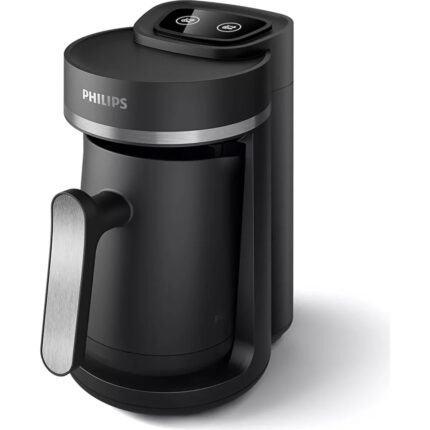 Philips HDA150/61 5000 Serisi Türk Kahvesi Makinesi, Közde Türk Kahvesi Pişirme Fonksiyonu, Kullanımı Kolay Dokunmatik Tuşlar Siyah & Metal, - Görsel 2